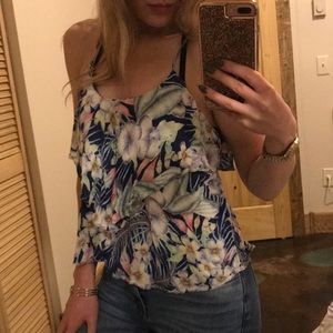 American Eagle floral tank